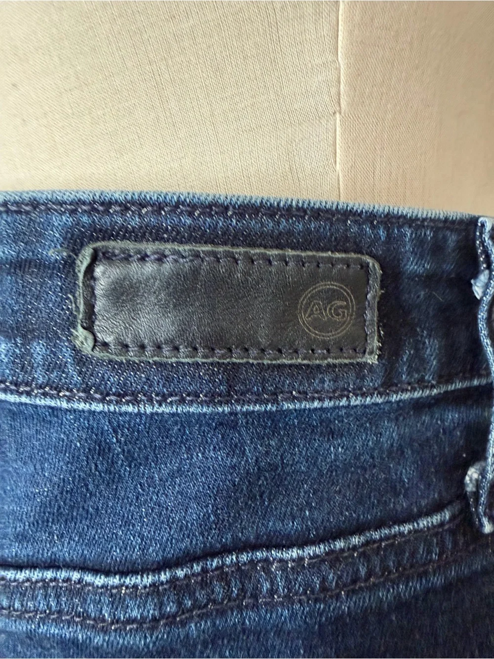 Adriano Goldschmidt AG The Farrah -SZ 29- High Rise Skinny Blue Denim Jeans